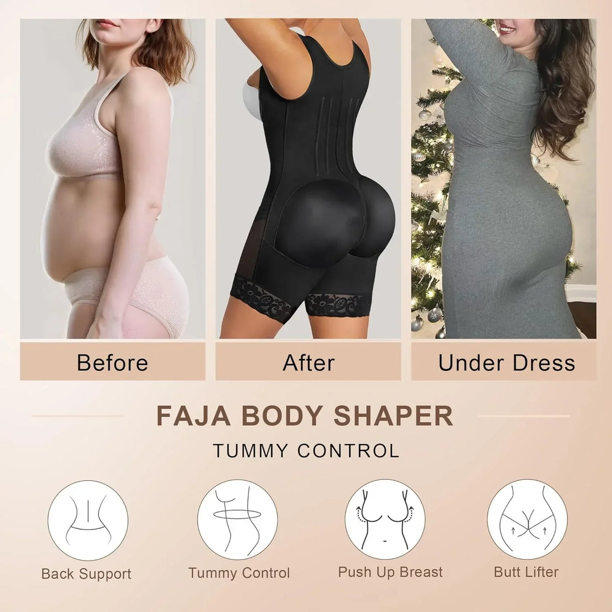 Tummy Control Full Bodysuit