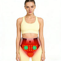 Red Light Heating Women's Underwear with Abdominal Massager Relieves Abdominal Pain Cold Uterus Menstrual Cramps warm